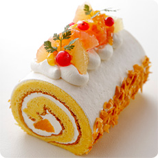 15年6月限定グレープフルーツとオレンジのロール シトロンヴェール 愛知県一宮市 季節のフルーツを使ったケーキや焼き菓子の販売